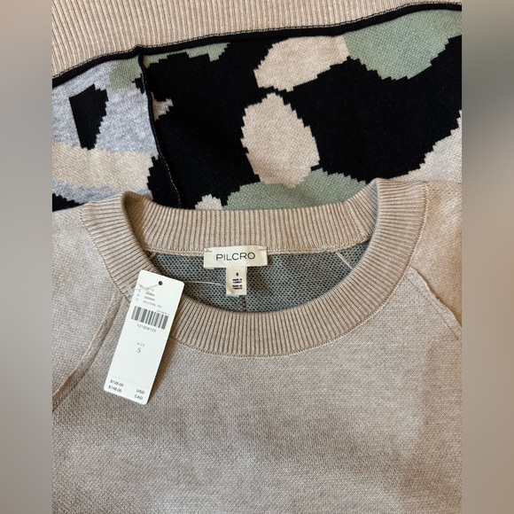 NWT Size S - Pilcro The Oaklyn Cozy Knit Duck Sweatshirt/Sweater (NWT US$128) - Picture 9 of 16